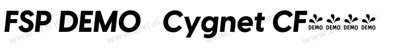 FSP DEMO   Cygnet CF字体转换